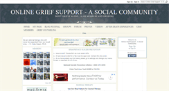 Desktop Screenshot of onlinegriefsupport.com